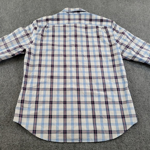 Bonobos Shirt Mens XL Slim Fit Colorful Plaid 100% Lightweight Cotton - Picture 4 of 9